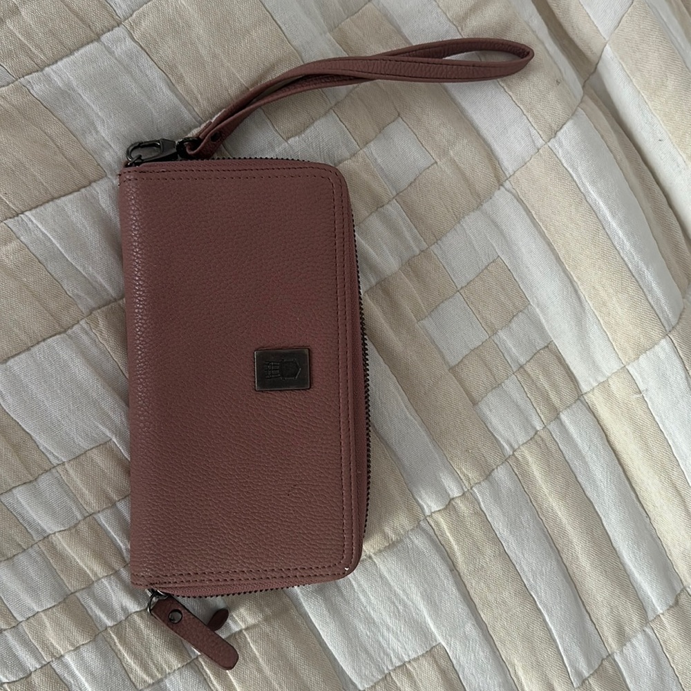 Brooklyn Industries Blush Pink wallet clutch